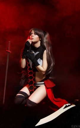 Disharmonica-Cosplay Rin Tohsaka Archer version