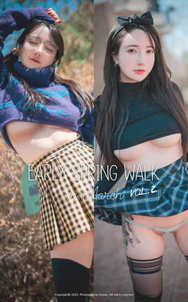 韩国写真杂志-DJAWA Yeeun Early Spring Walk in March