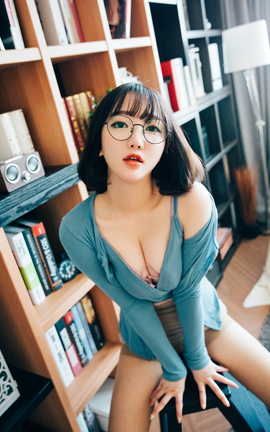 韩国写真杂志-LOOZY Ye Eun Librarian Girl